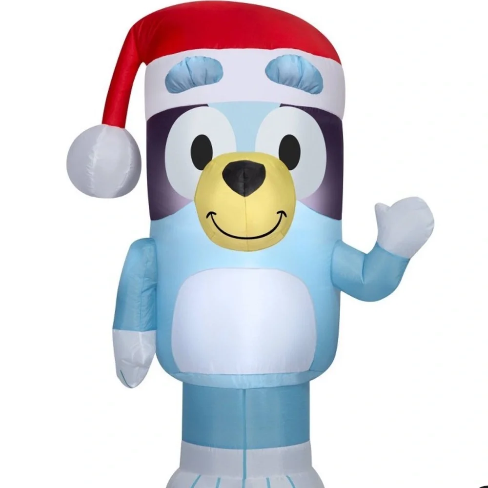NEW 3.5' Disney Bluey in Santa Hat Christmas Indoor/Outdoor‎ Lighted Inflatable
